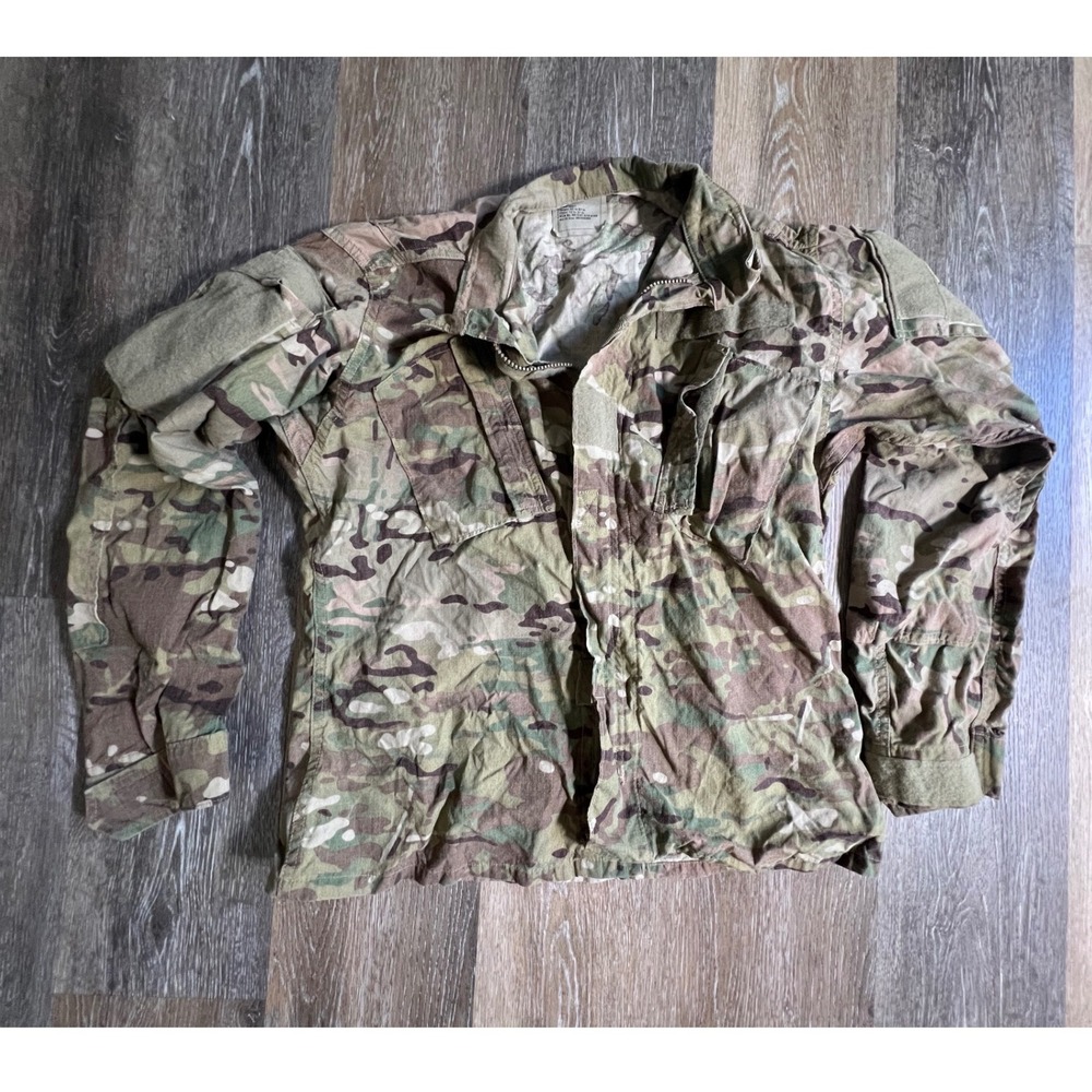 American Apparel Army Combat Uniform Mens Small Short Multicam OCP FR Coat 2520‎